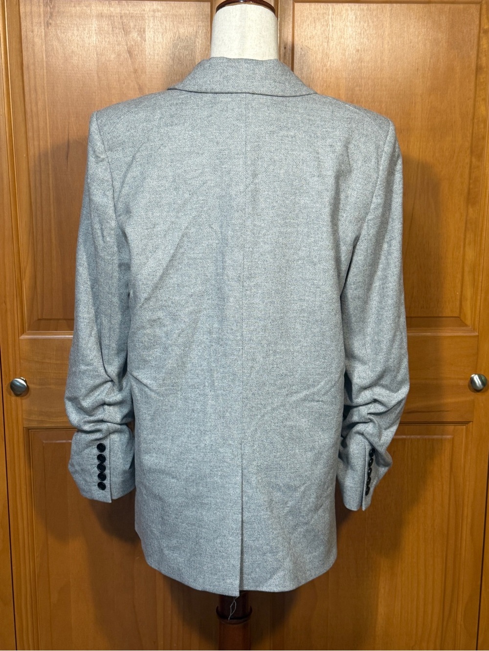 Veronica Beard Herringbone Martel Wool Blend Dickey Blazer Jacket - Picture 7 of 14